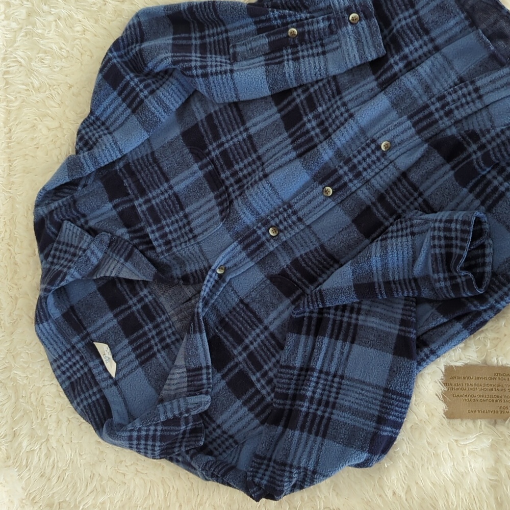 Blue Plaid Flannel